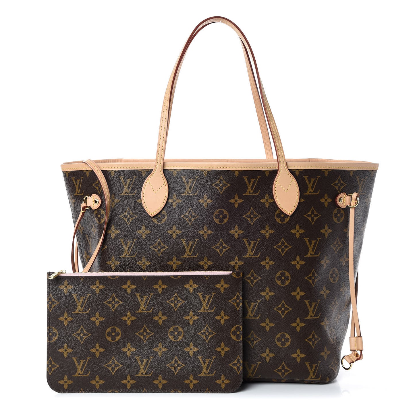 Monogram Neo Neverfull MM Rose Ballerine