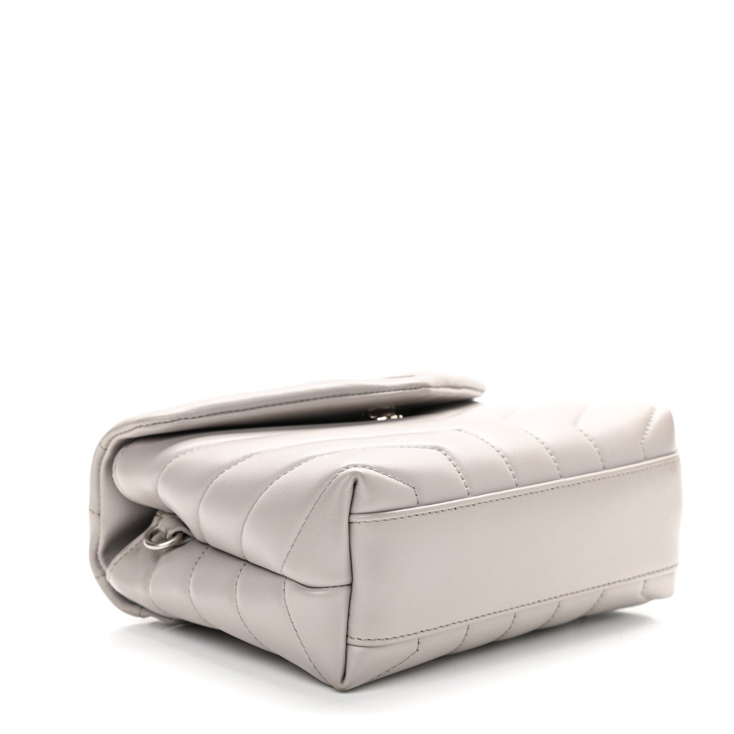 Calfskin Y Quilted Monogram Toy Loulou Satchel Granite