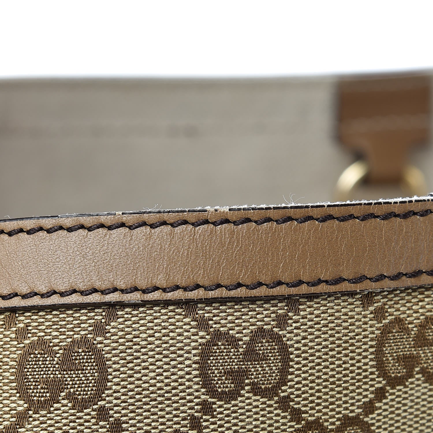 Gucci Monogram Medium Craft Tote Brown 15 of 15