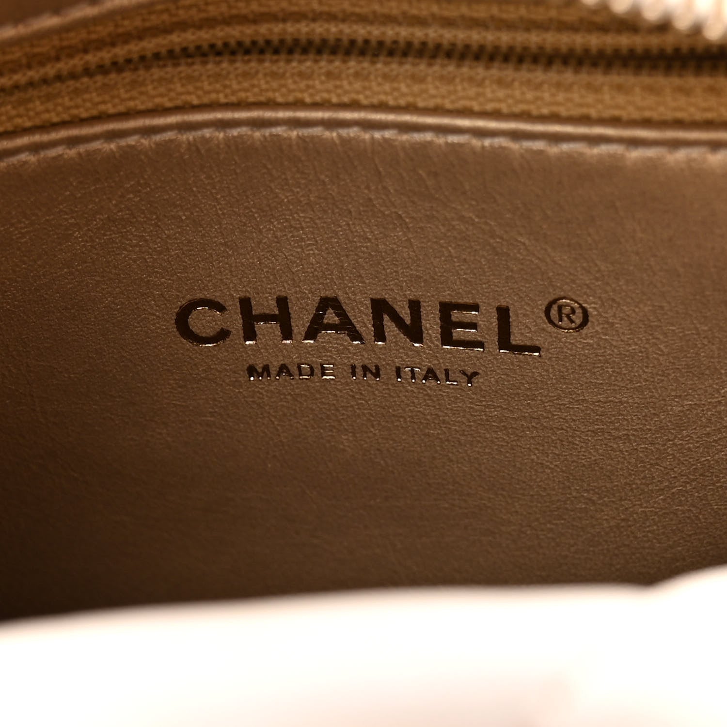 Chanel Lambskin Quilted CC Crystal Signature Chain Hobo White 6 of 15