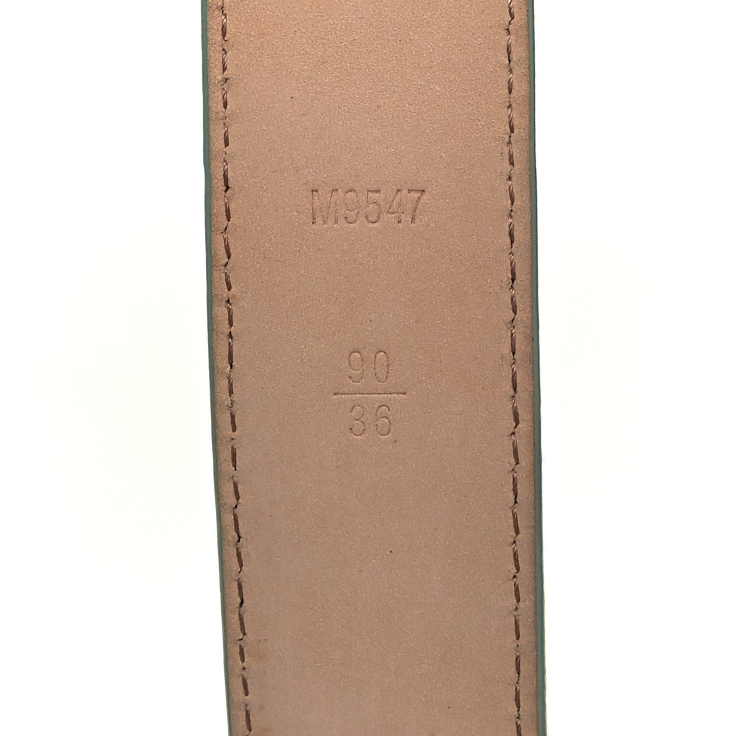 Epi Electric 40mm LV Initiales Belt 90 36 Amande