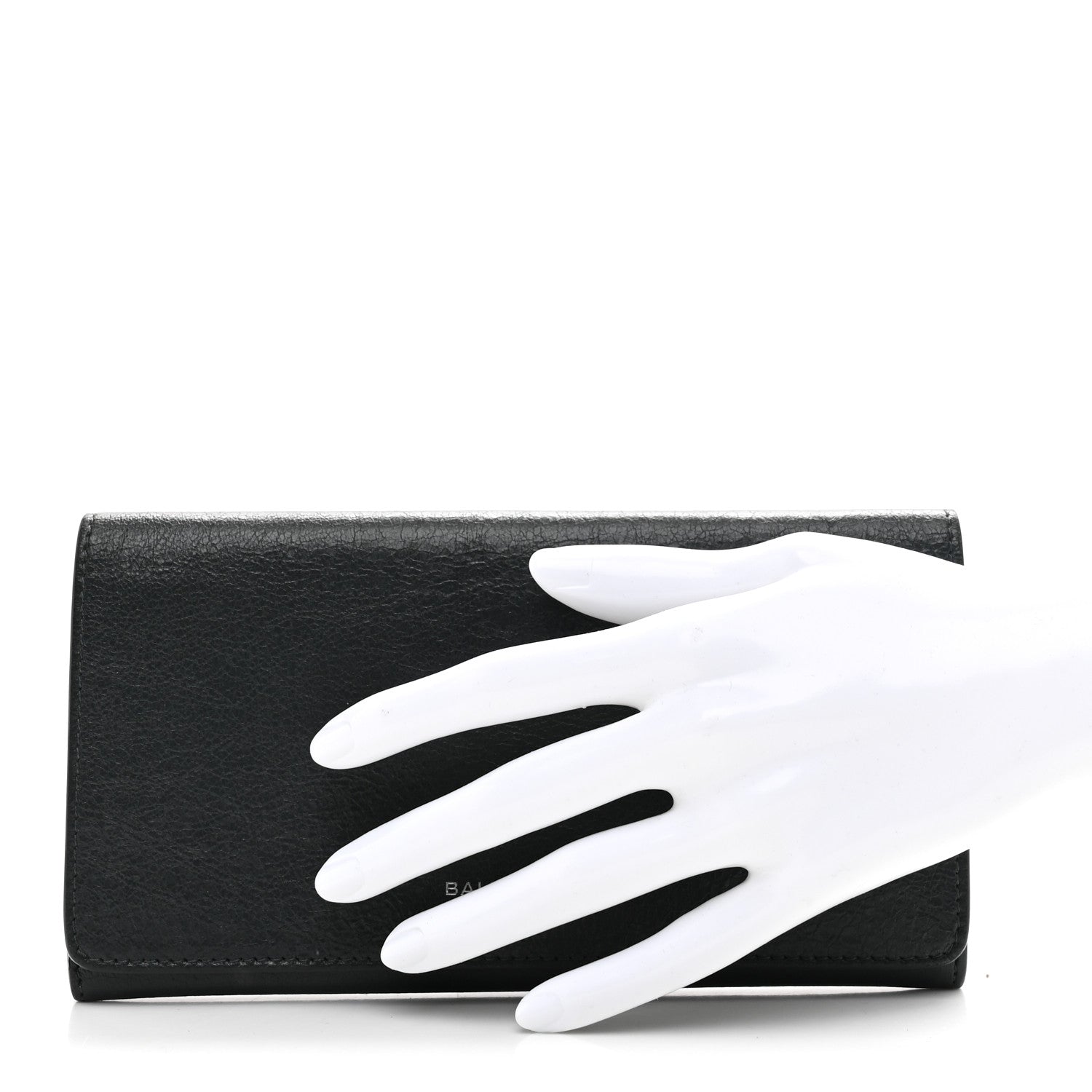 Balenciaga Agneau Arena Long Wallet Anthracite 2 of 8