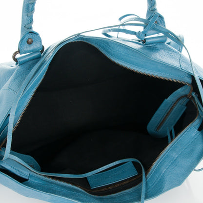 Balenciaga Agneau Classic Hardware Part Time Bleu Indigo 6 of 9