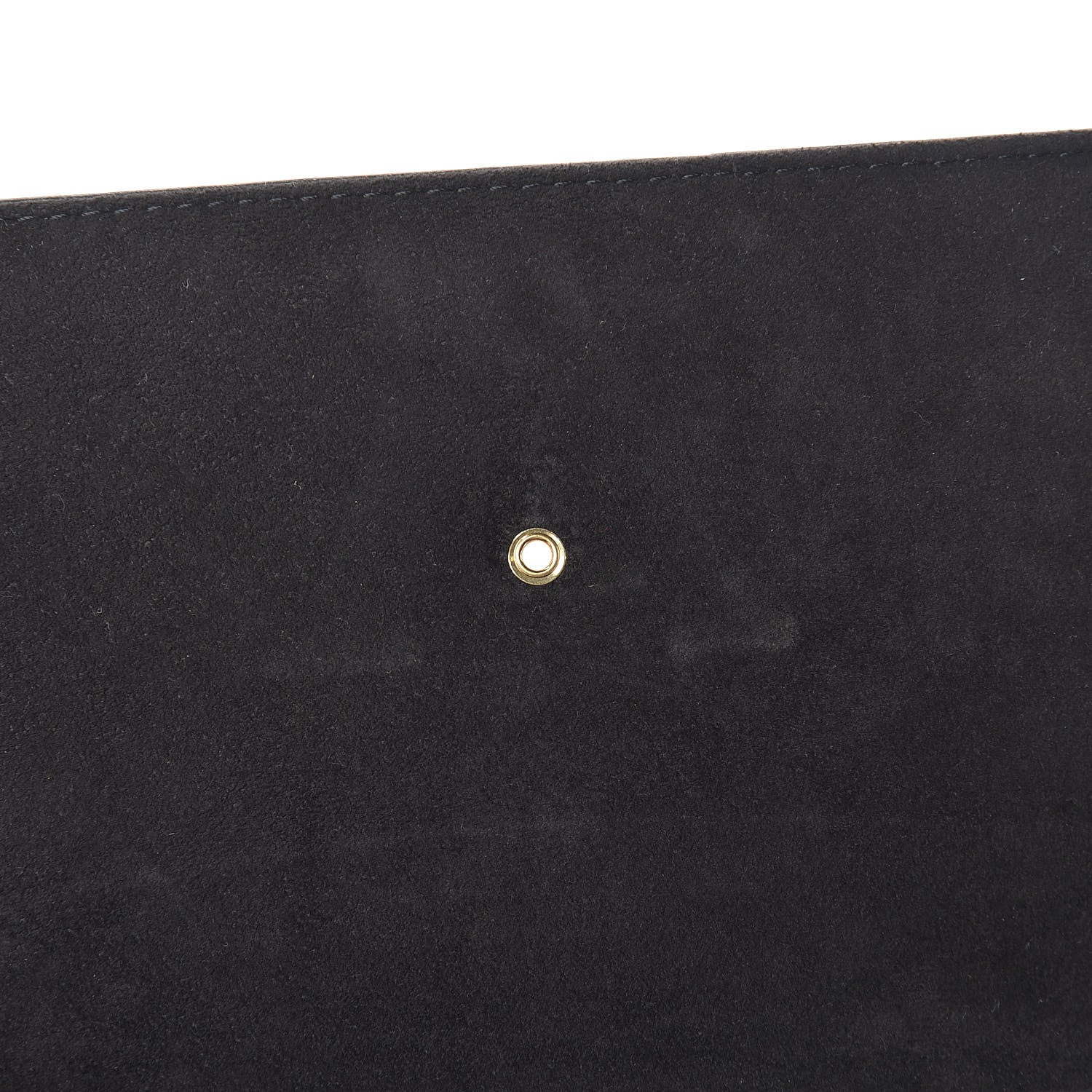 Louis Vuitton Calfskin Chain Louise MM Black 12 of 13