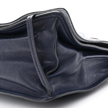 Prada Glace Calf Etiquette Flap Inchiostro Astrale 10 of 10