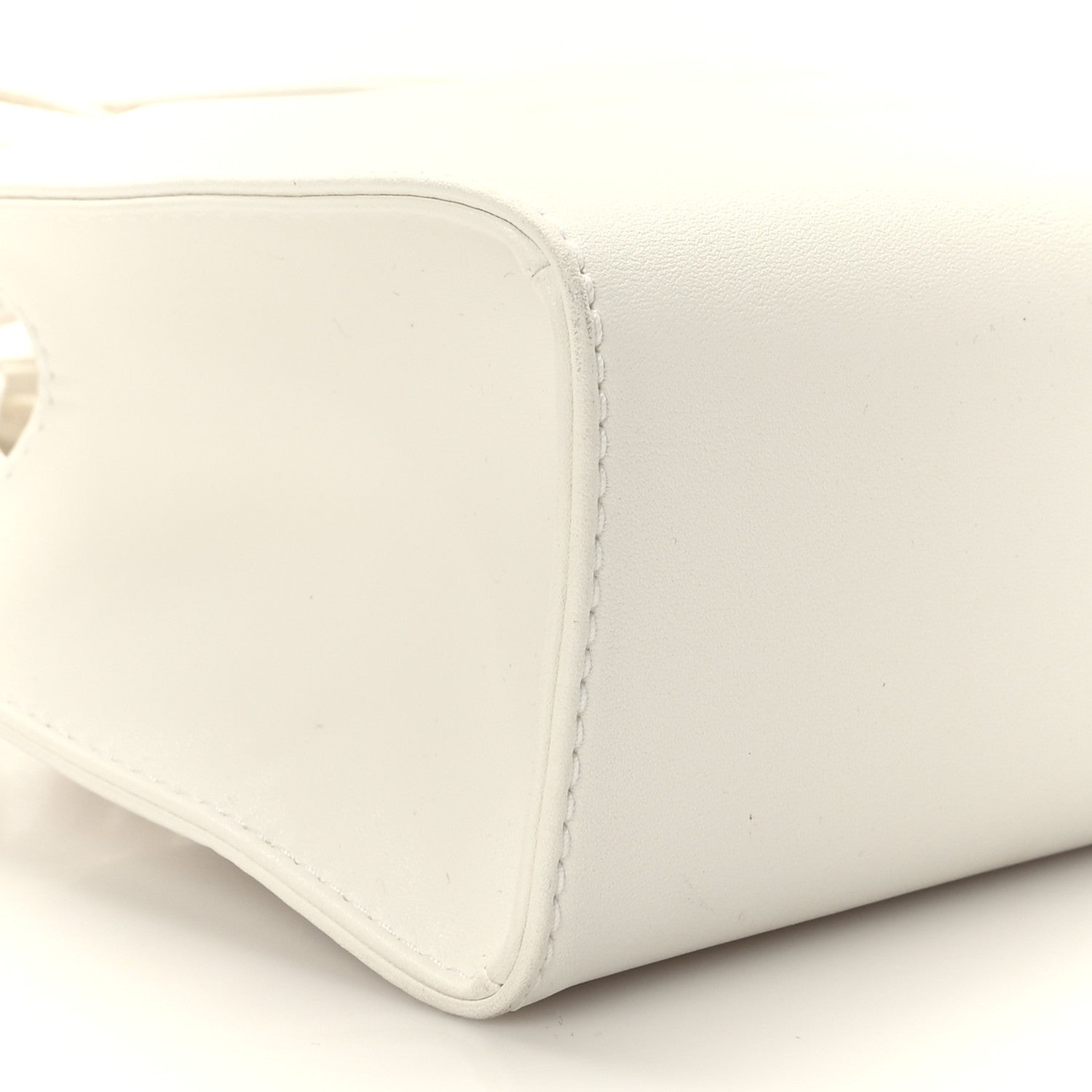 Telfar Vegan Leather Small Shopping Bag White 7 of 8