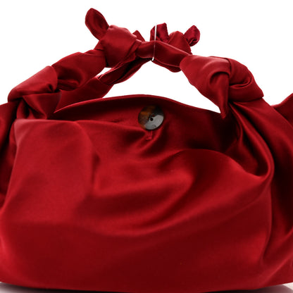 The Row Satin The Ascot Bag Burgundy 6 of 8