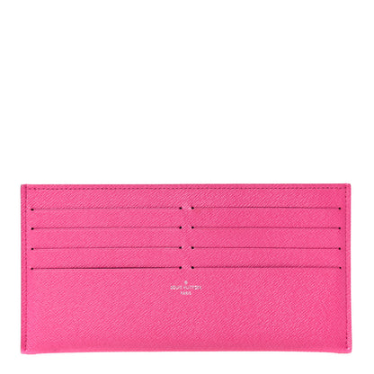 Louis Vuitton Calfskin Felicie Card Holder Insert Pink 1 of 5