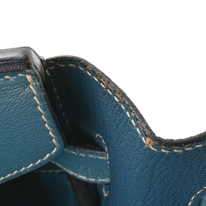 Hermes Gulliver Birkin 35 Blue Jean 13 of 14