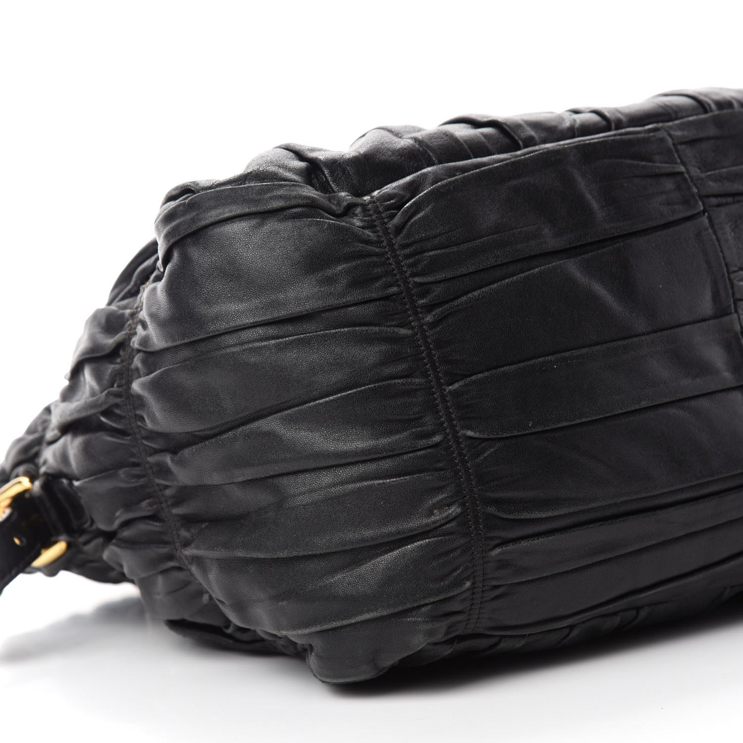 Nappa Gaufre Tote Black