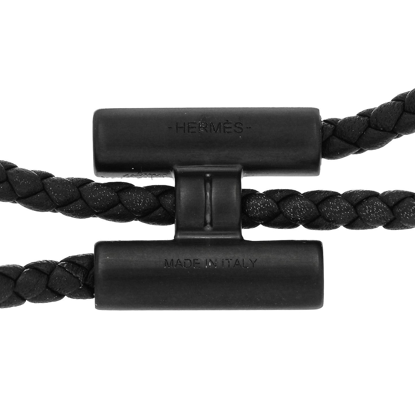 Swift Double Wrap Cord Tournis Tresse Bracelet Black