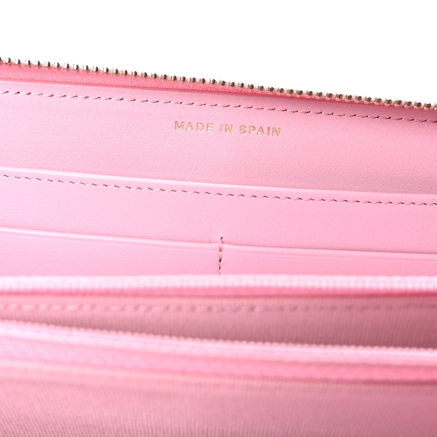 Chanel Lambskin Quilted 19 Long Zipped Around Wallet Pink 7 of 9