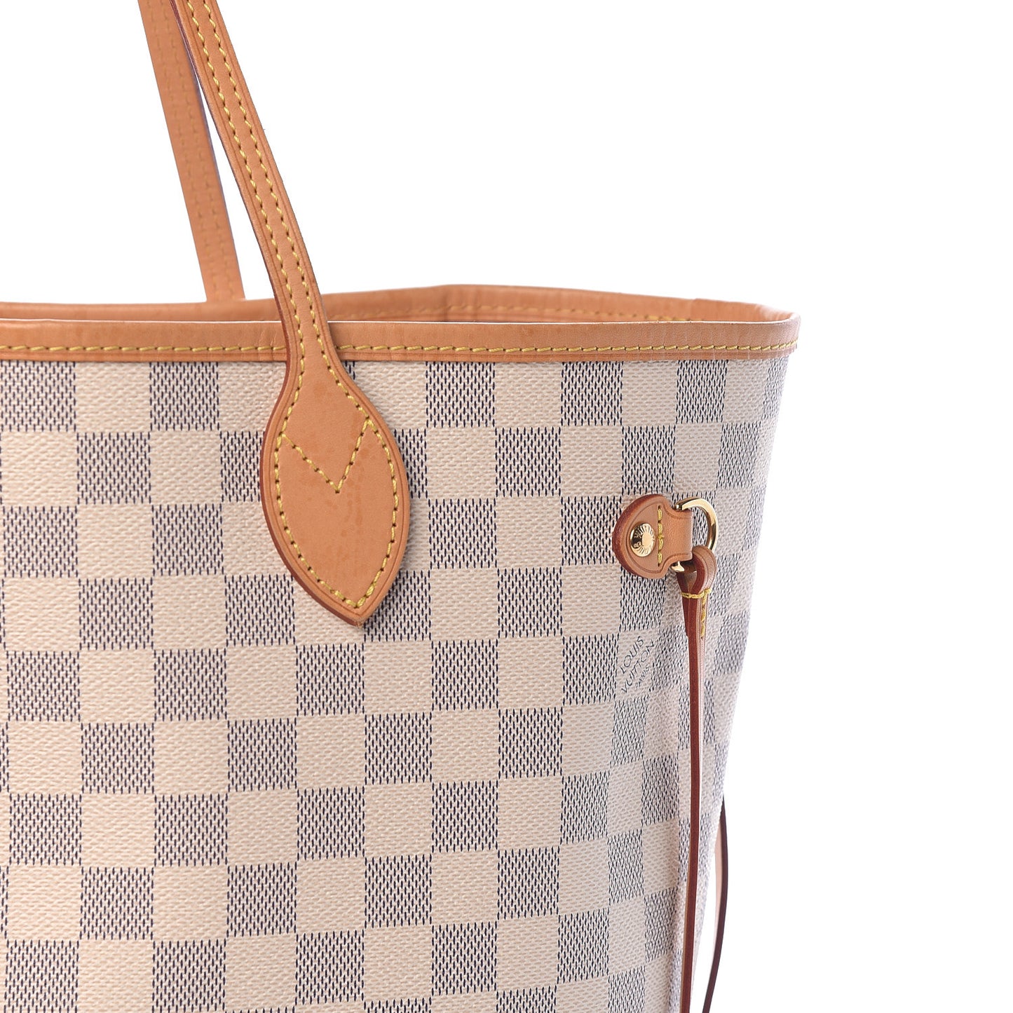 Damier Azur Neo Neverfull MM Rose Ballerine