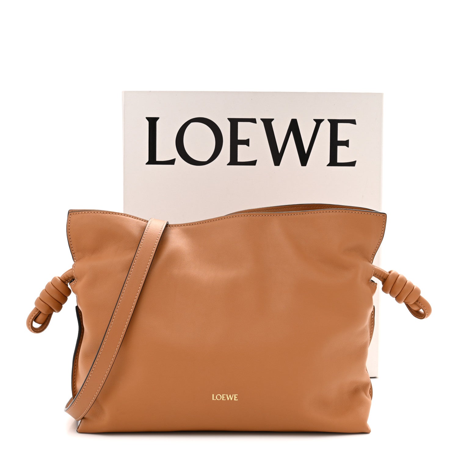 Loewe Nappa Medium Flamenco Knot Bag Warm Desert 20 of 21