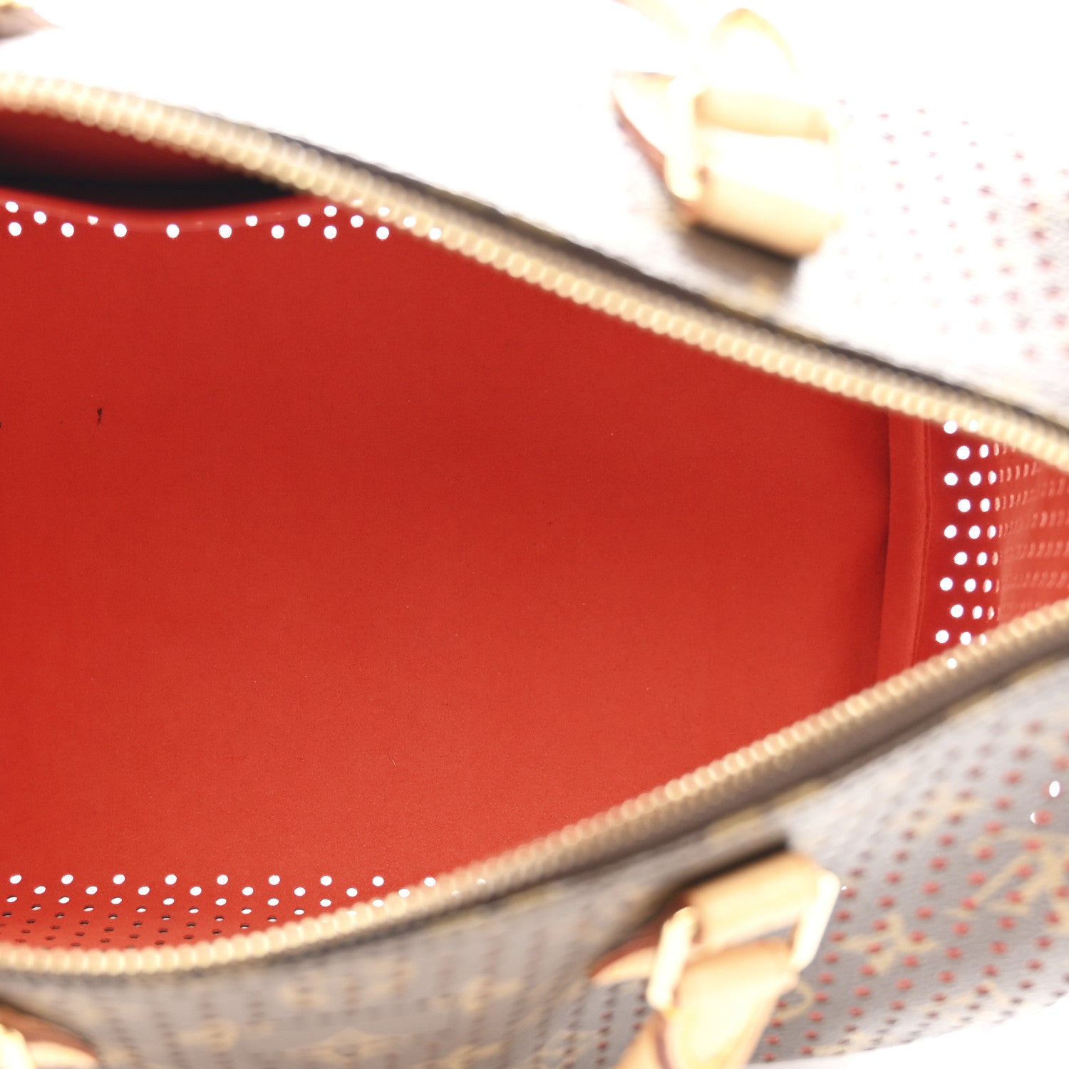Louis Vuitton Monogram Perforated Speedy 30 Orange 1793401