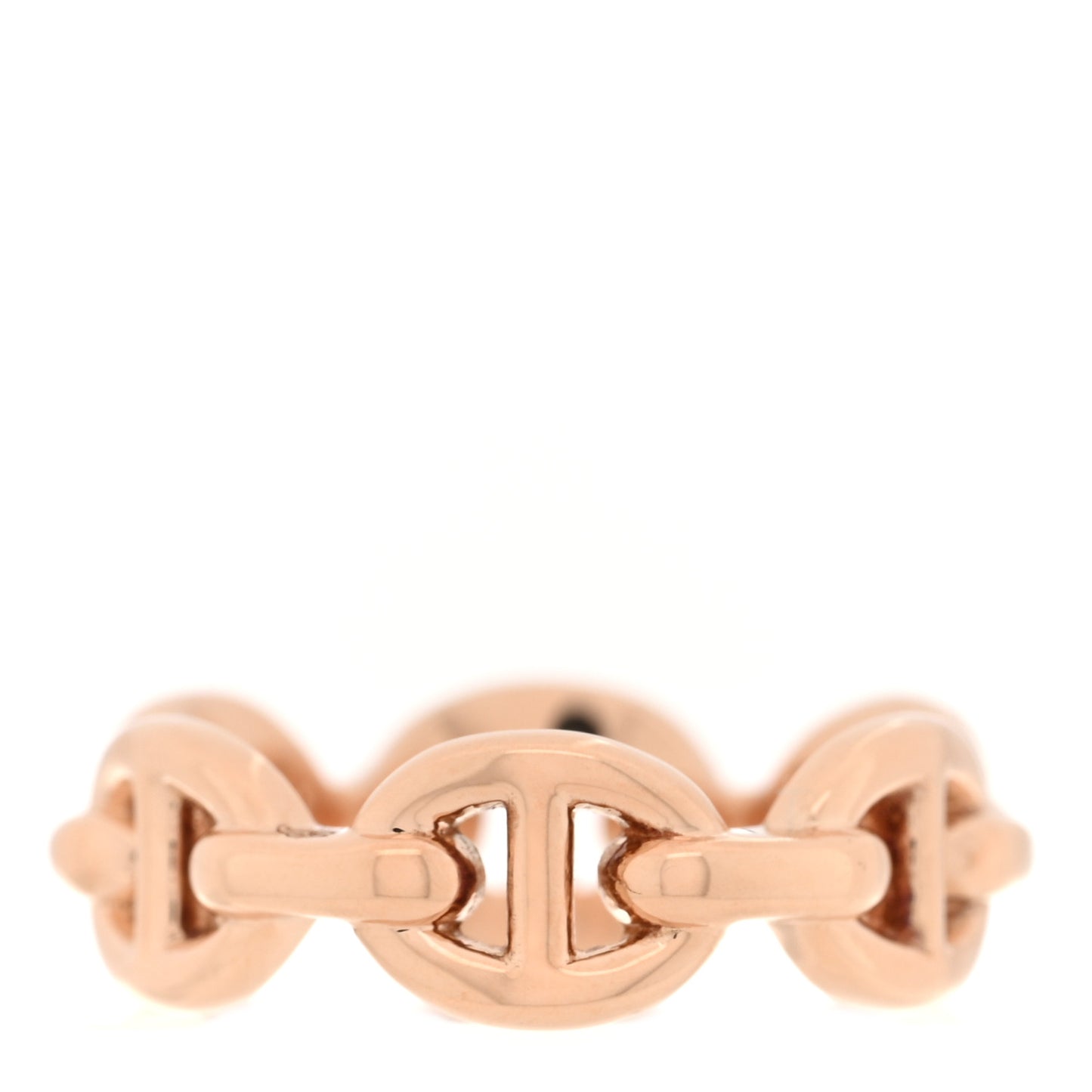 18K Rose Gold PM Chaine d'Ancre Enchainee Ring 47 4