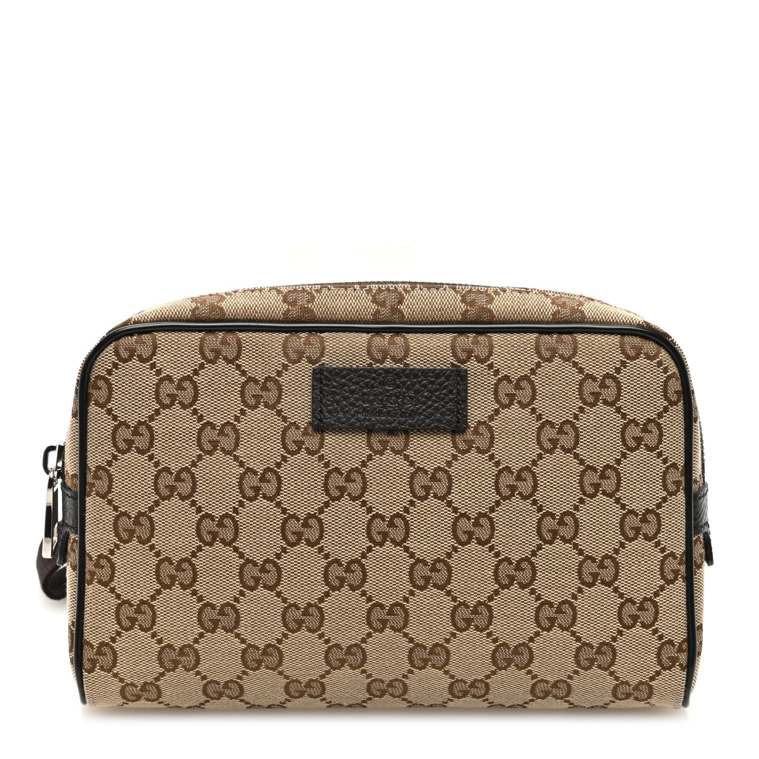 Gucci Monogram Dollar Calfskin Belt Bag Beige Ebony Testa di Moro Marrone Scuro 1 of 10