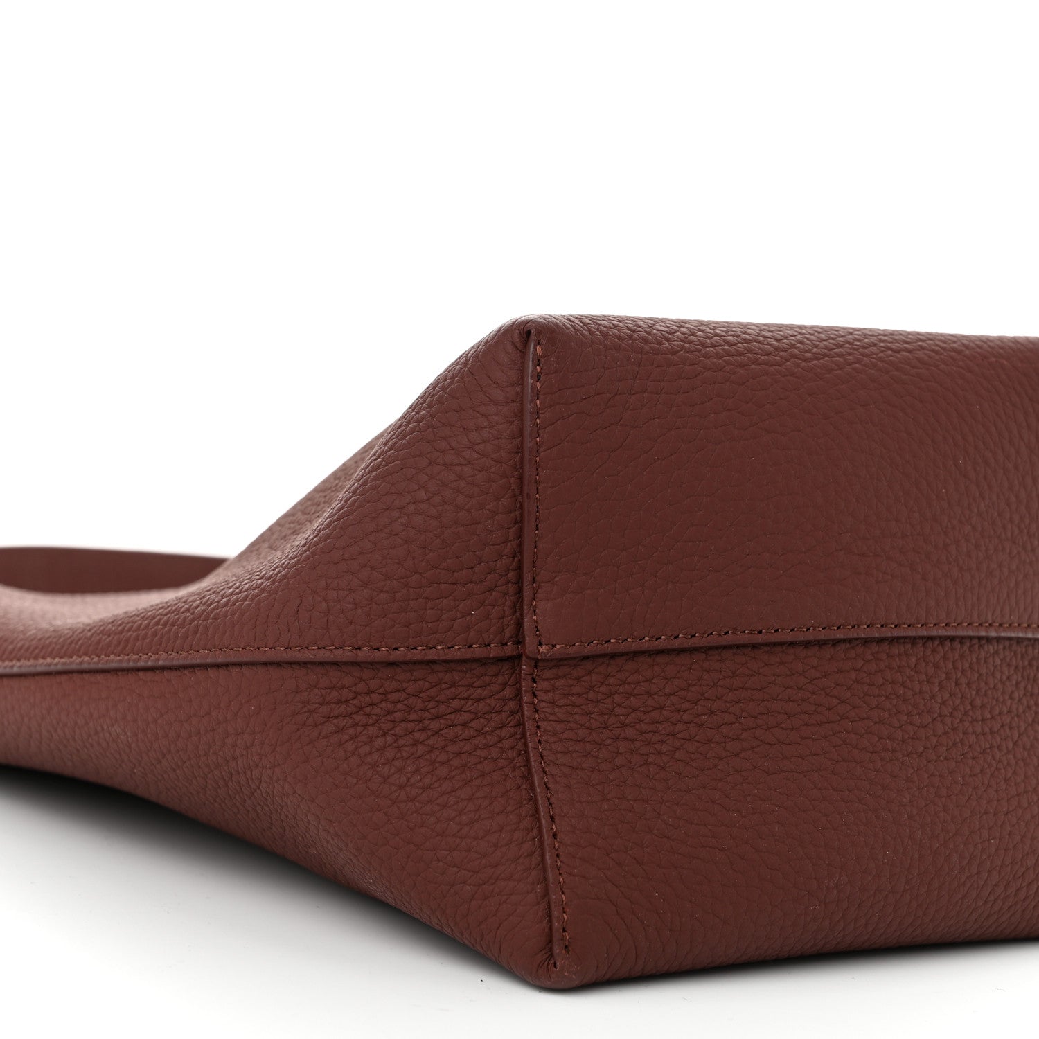 The Row Grained Calfskin Small N/S Park Tote Cognac 8 of 9
