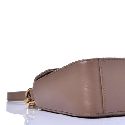 Gucci Calfskin Matelasse Mini GG Marmont Top Handle Shoulder Bag Porcelain Rose 9 of 10