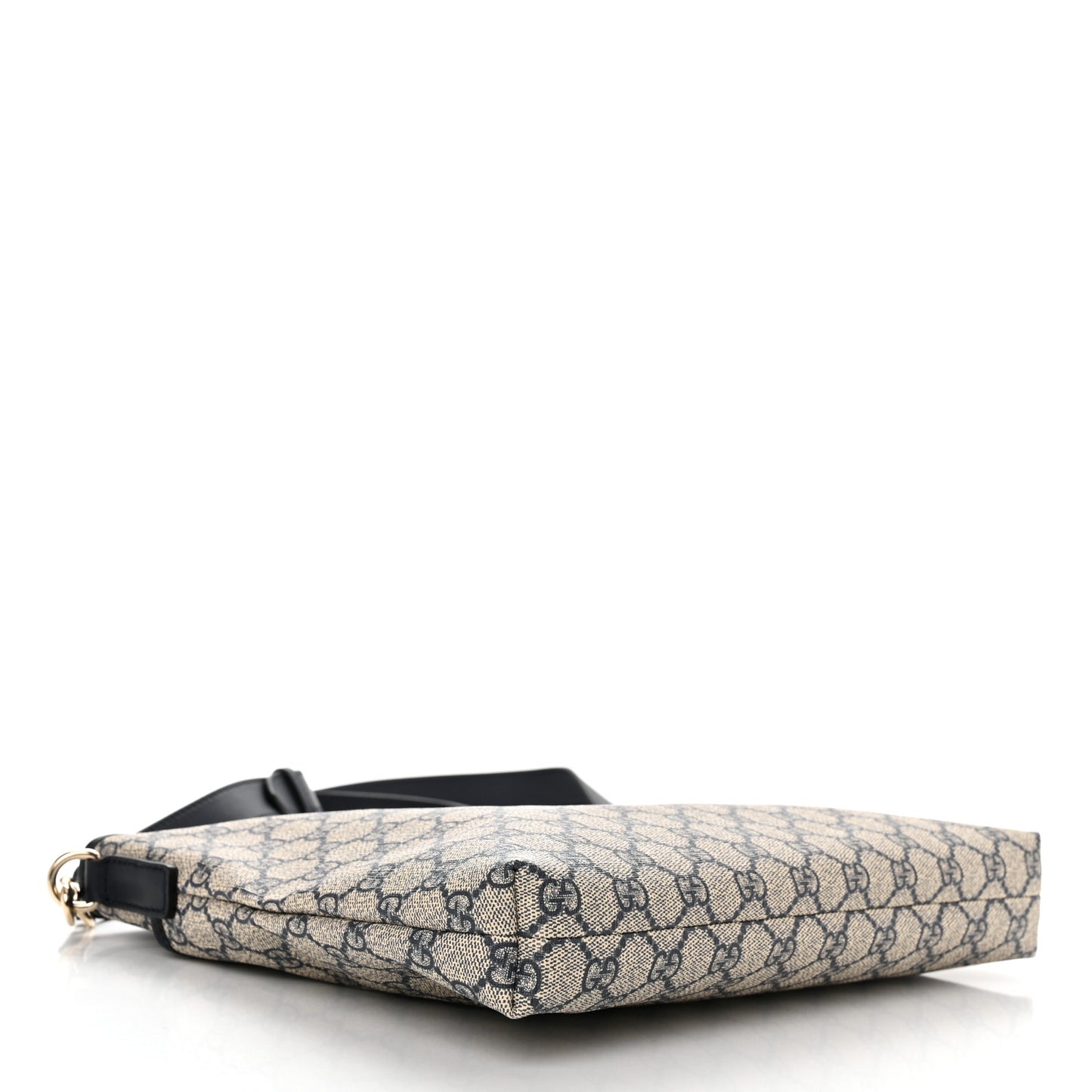 GG Plus Monogram Medium Flat Messenger Bag Navy