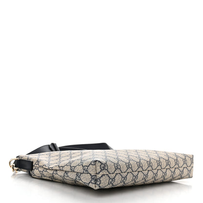 Gucci GG Plus Monogram Medium Flat Messenger Bag Navy 4 of 10