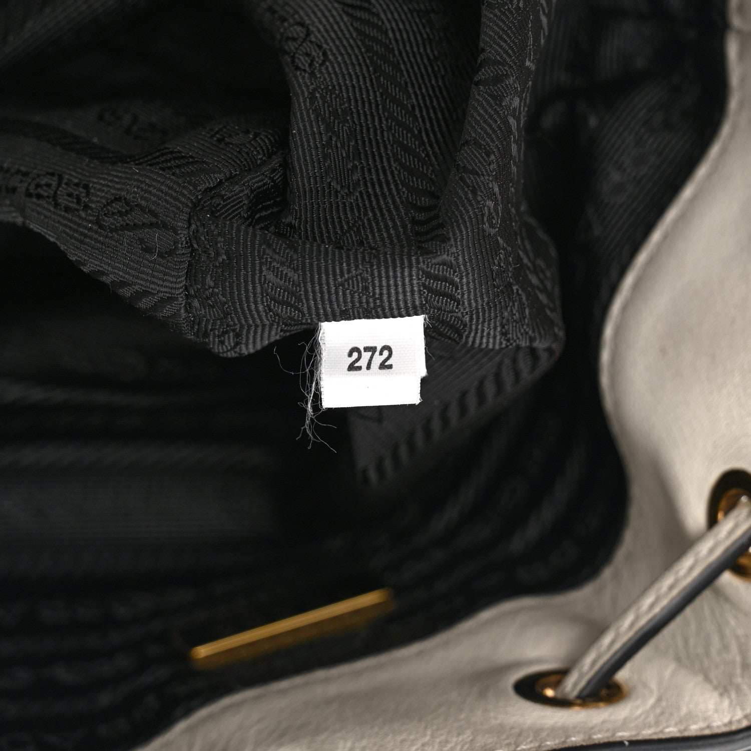 Prada Nappa Mini Re-Edition 1978 Bucket Bag  White 7 of 11
