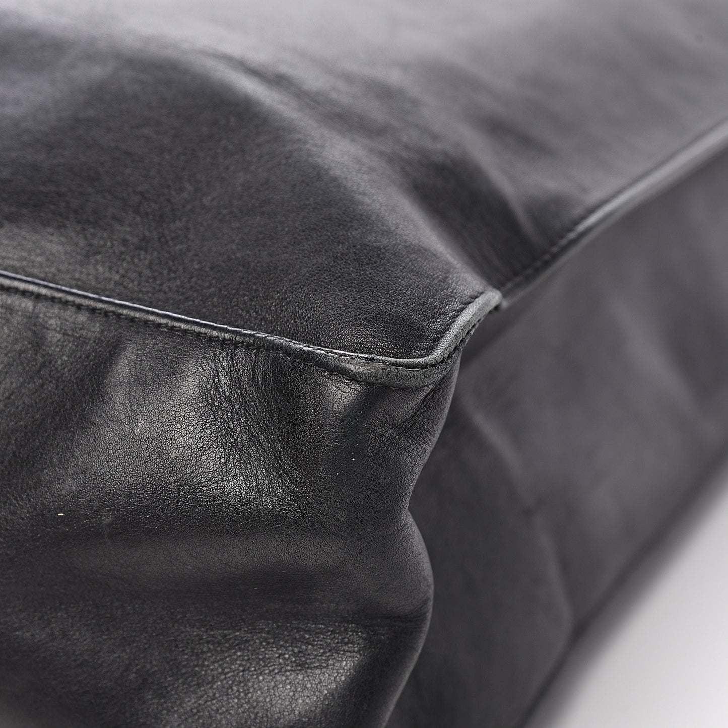 Calfskin CC Tote Black