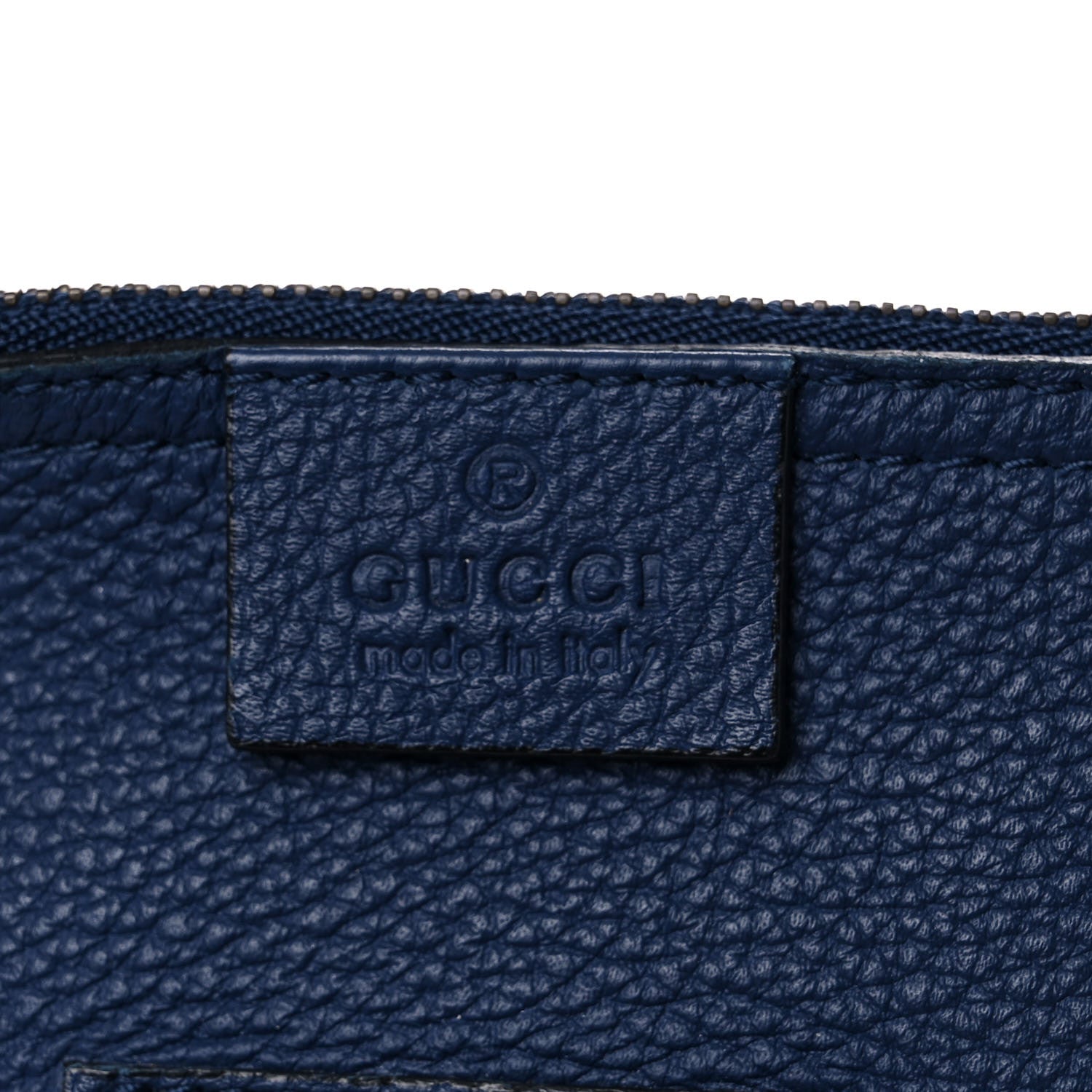 Gucci Soft Grained Calfskin Large Jackie Hobo Classic Blue Marine 6 of 26