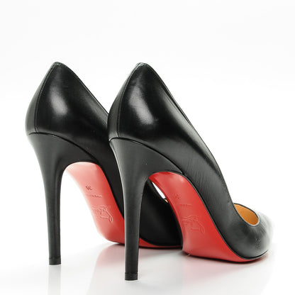 Christian Louboutin Kid Pigalle 100 Pumps 39 Black 4 of 7