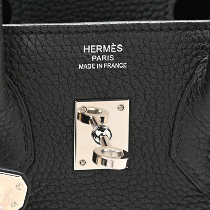 Hermes Togo Birkin 25 Black 6 of 15