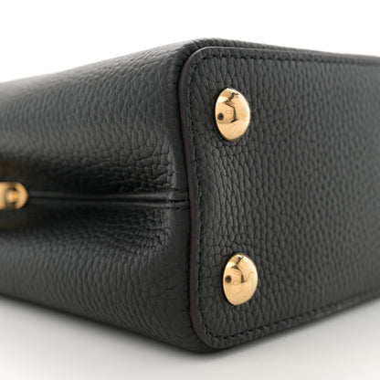 Louis Vuitton Taurillon Capucines BB Black 8 of 9