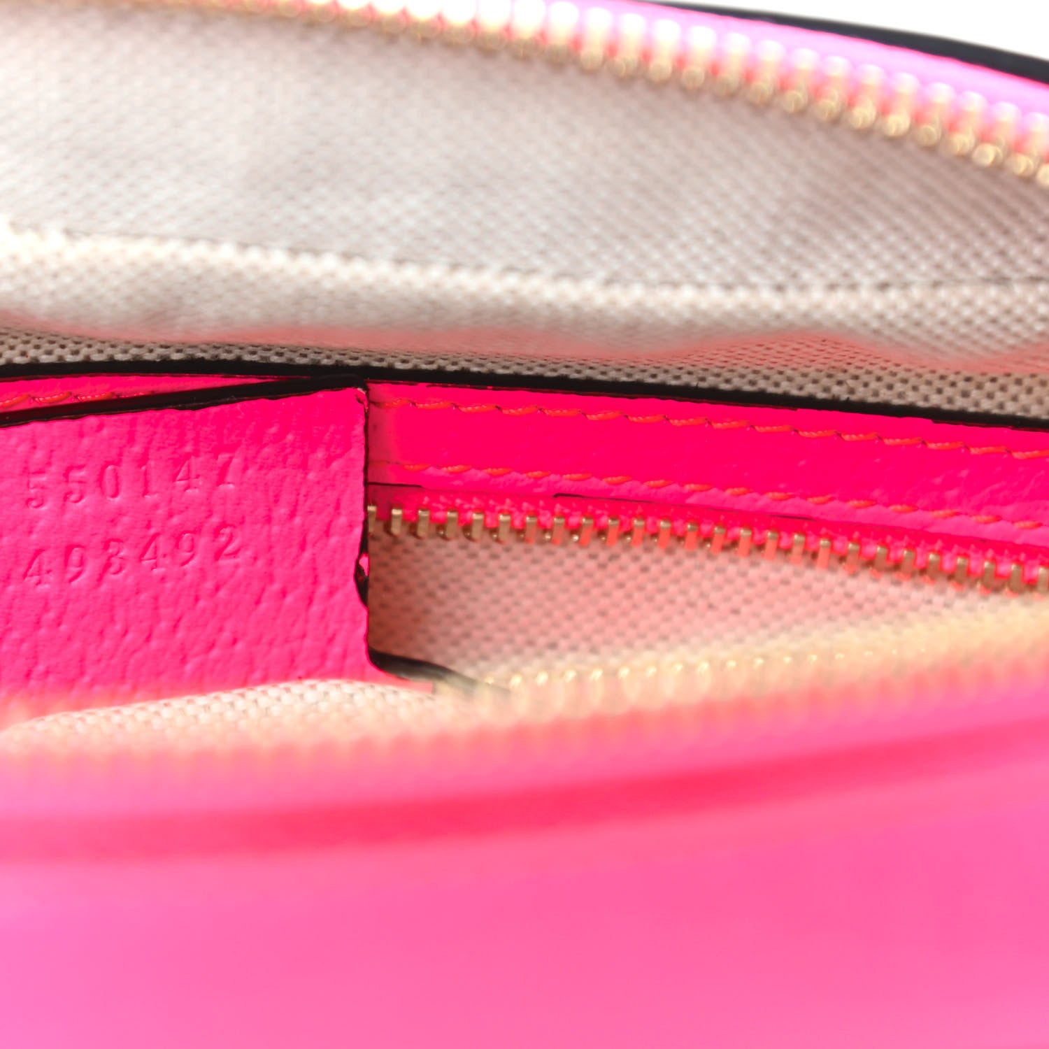 Gucci Canvas Flora Floral Shoulder Bag White Fuchsia Fluo 7 of 10