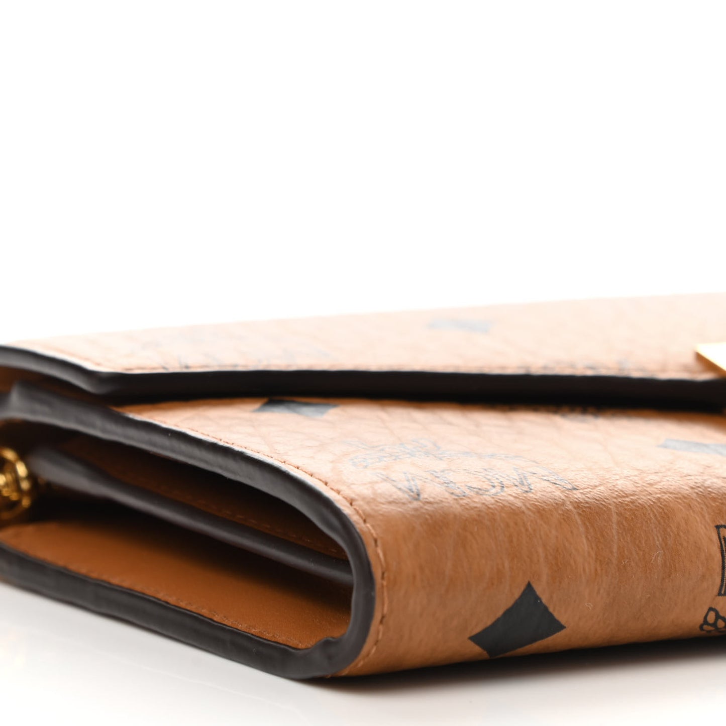 Visetos Large Patricia Wallet On Chain Cognac