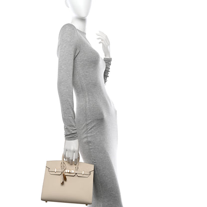 Hermes Epsom Birkin Sellier 25 Craie 2 of 11