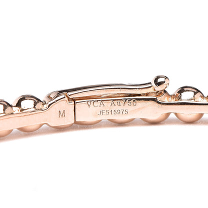 Van Cleef & Arpels 18K Rose Gold Perlee Pearls of Gold Bracelet M 4 of 5