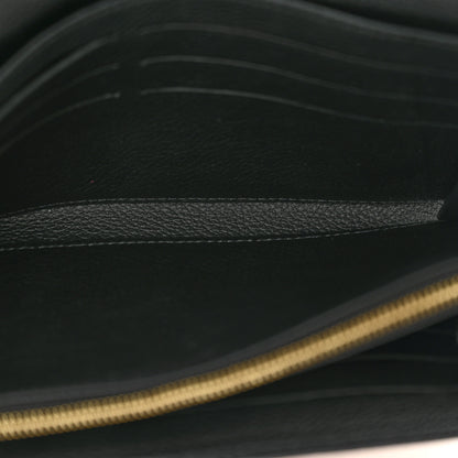 Louis Vuitton Empreinte Monogram Giant Crafty Sarah Wallet Creme Black 5 of 10