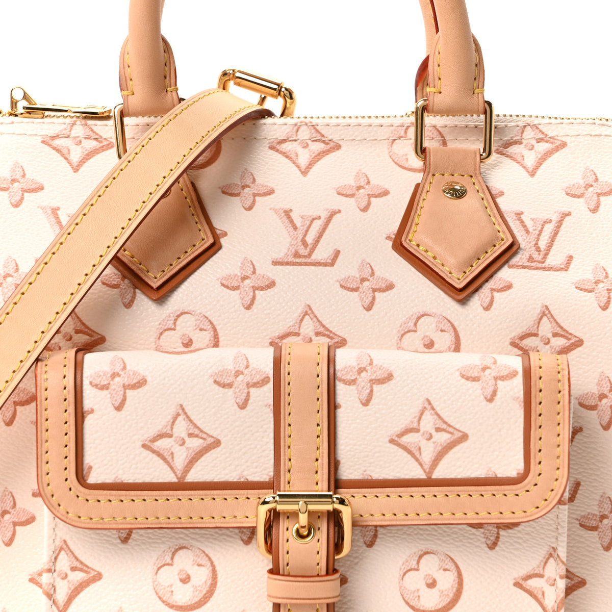 Monogram Fall for You Speedy Bandouliere 25 Beige Clair