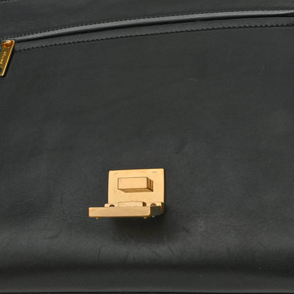 Celine Calfskin Suede Medium Tri-Color Trapeze Grey 17 of 18