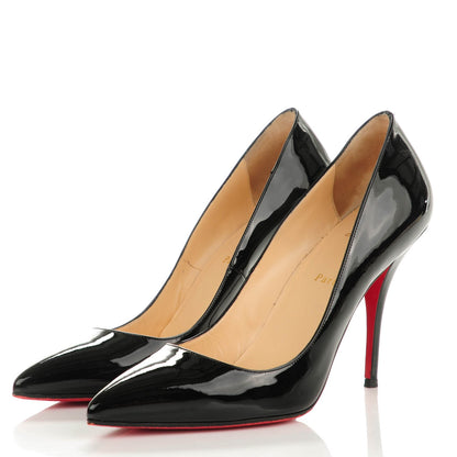 Christian Louboutin Patent Batignolles 100 Pumps 41 Black 3 of 8