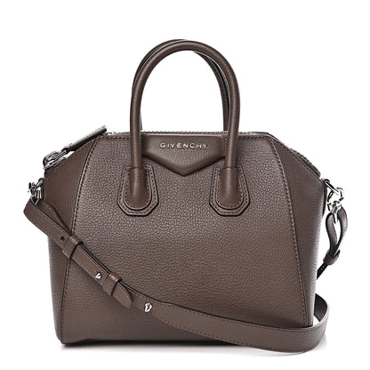 Givenchy Sugar Goatskin Mini Antigona Heather Grey 1 of 11