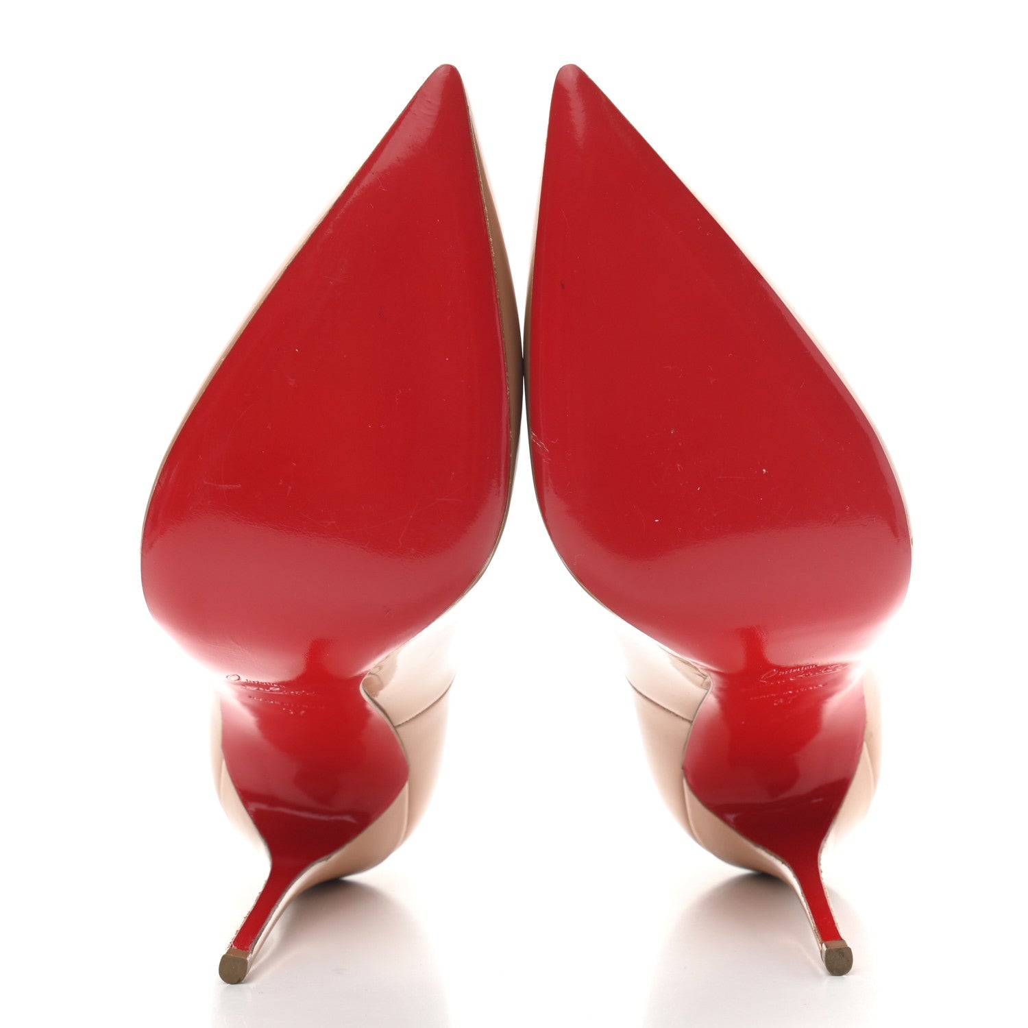Christian Louboutin Patent So Kate 120 Pumps 37 Nude 5 of 7
