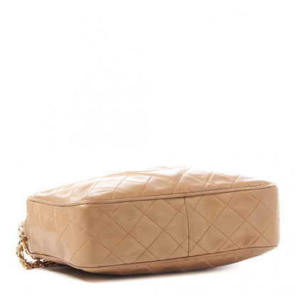 Chanel Lambskin Quilted Tassel Camera Case Beige 3 of 9