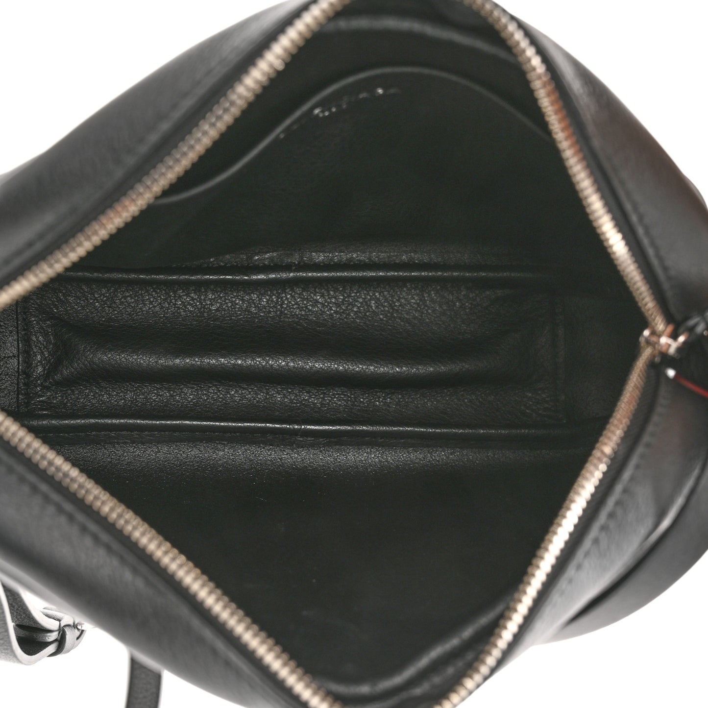 Calfskin Logo XS Everyday Camera Bag Black