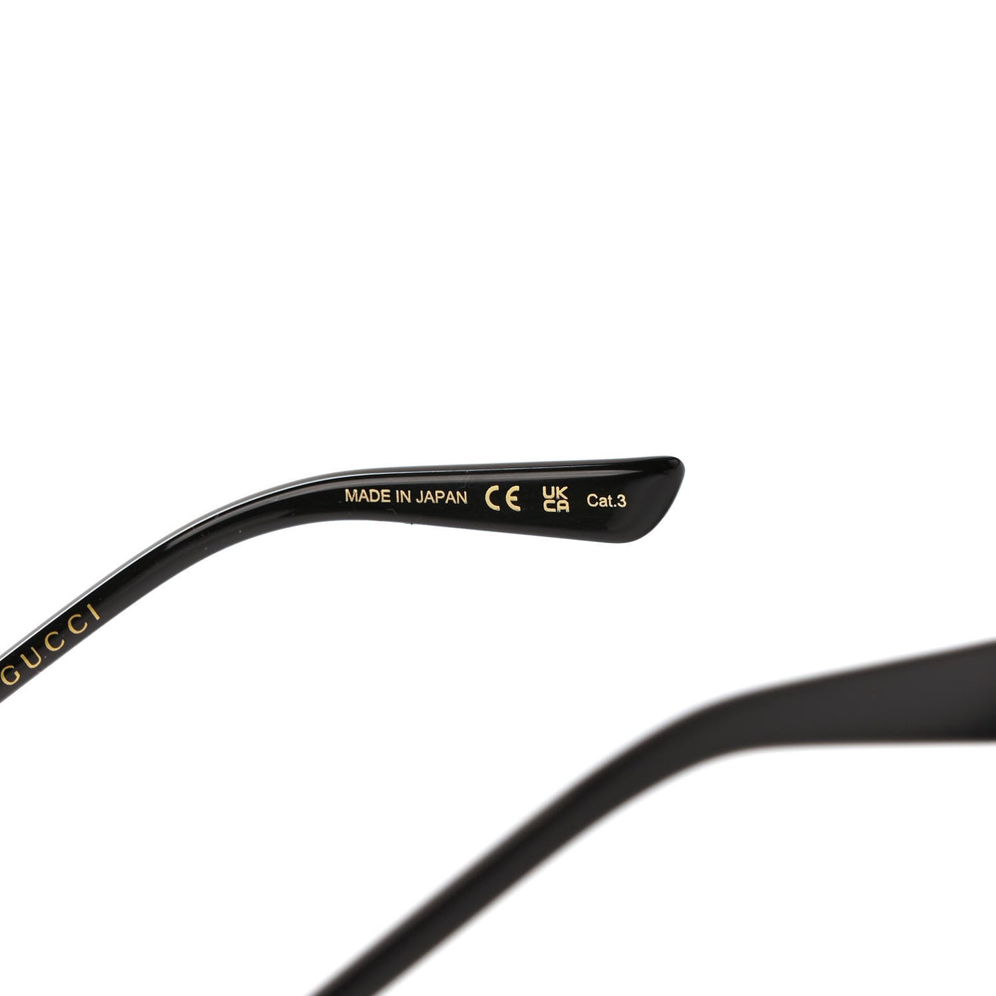Web Rectangular Frame Interlocking G Sunglasses GG0852SK Gold