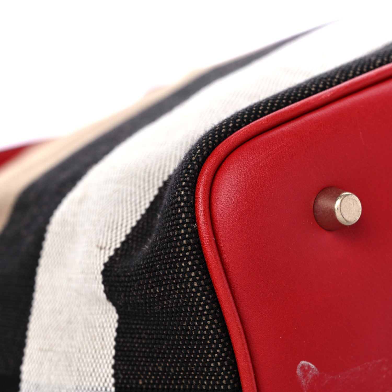 Burberry Canvas Mega Check Medium Ashby Hobo Cadmium Red 10 of 14