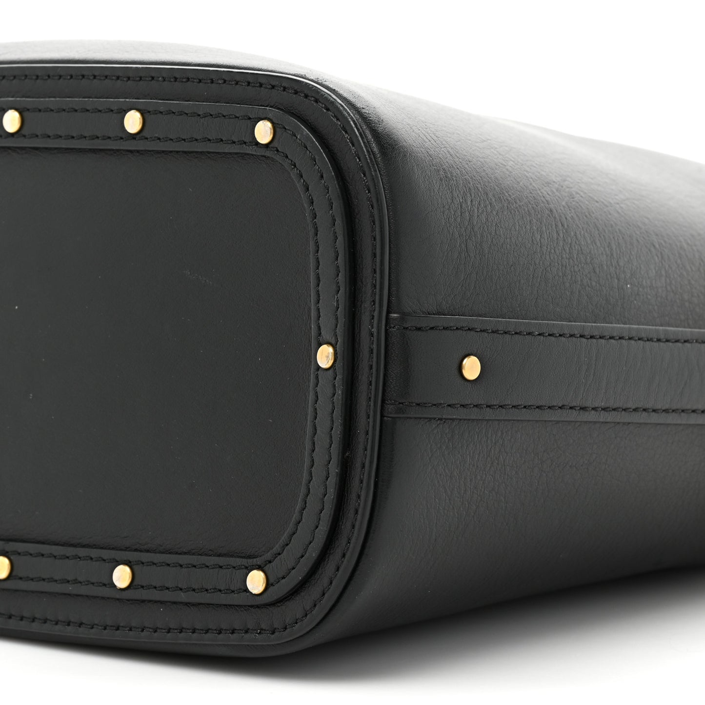 Smooth Calfskin Small Roy Bucket Bag Black