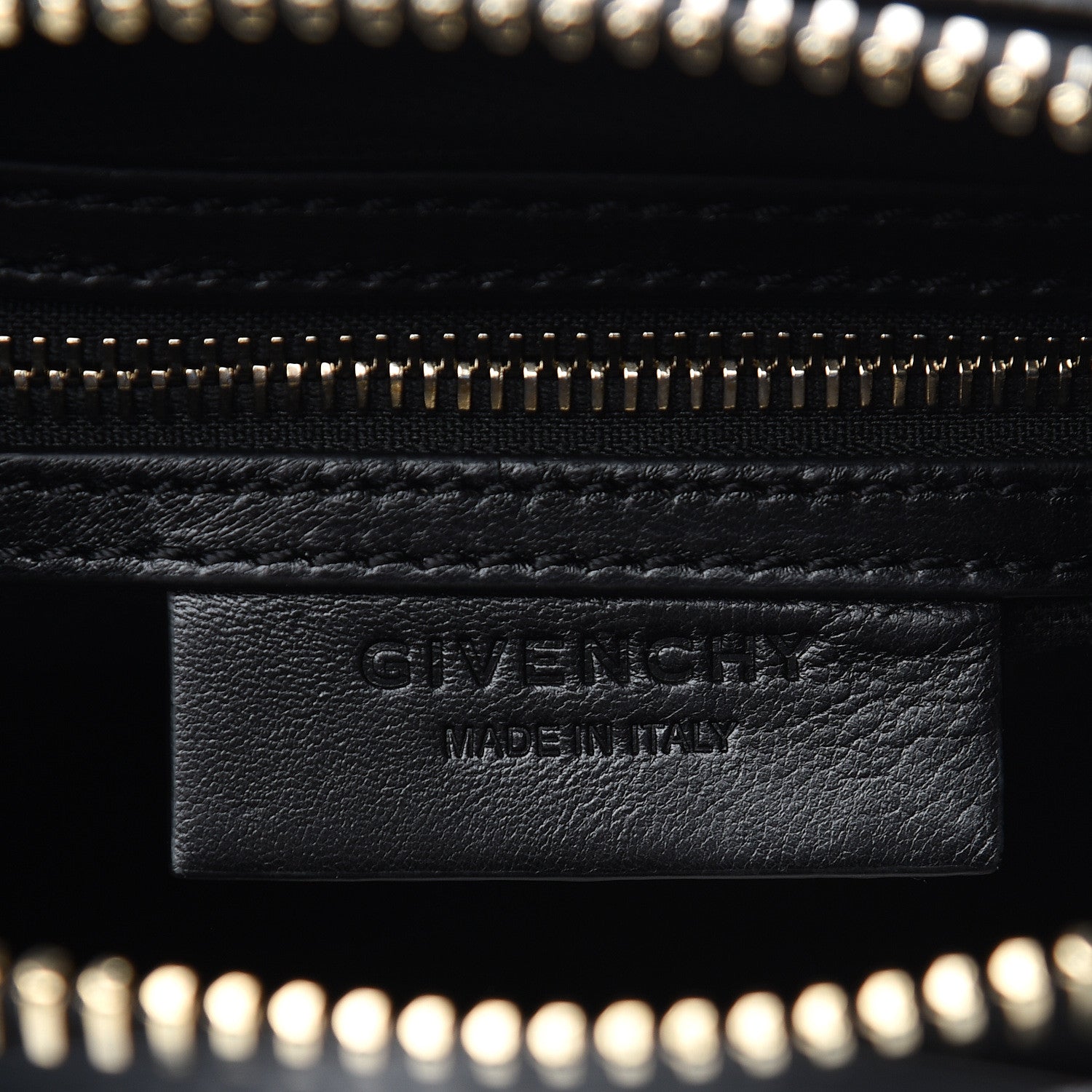 Givenchy Calfskin Crocodile Embossed Mini Antigona Black 5 of 9