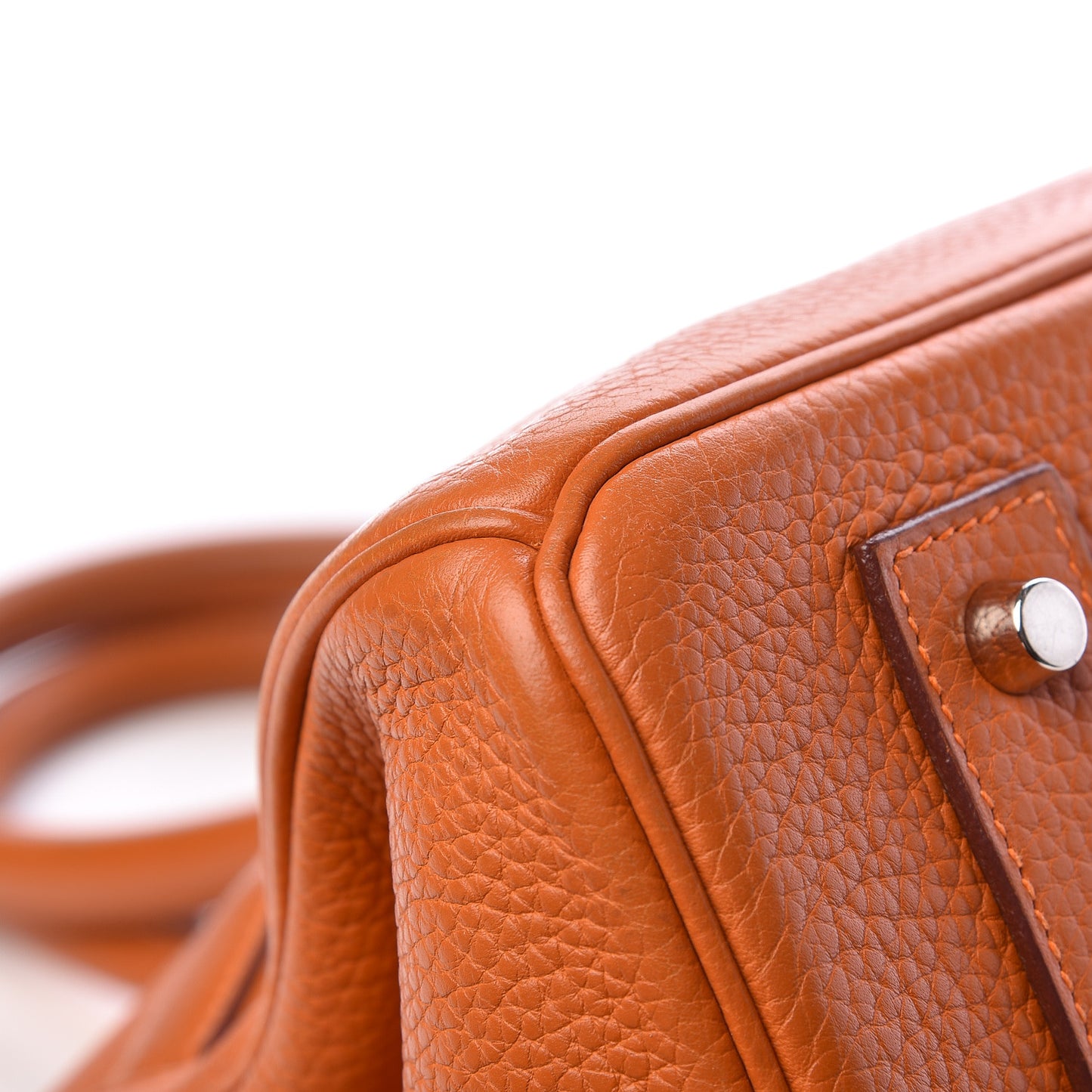 Taurillon Clemence JPG Birkin 42 Orange