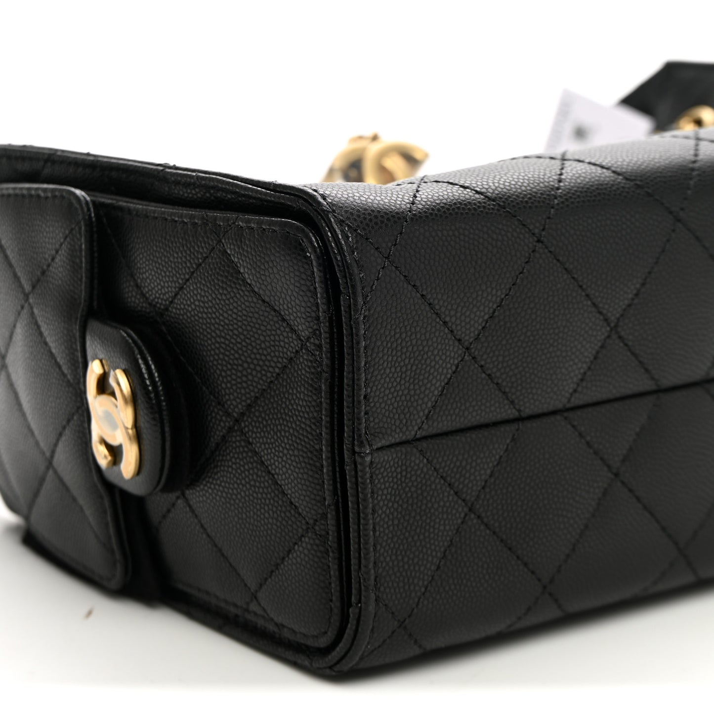 Caviar Quilted Mini Chanel 25 Handbag Black