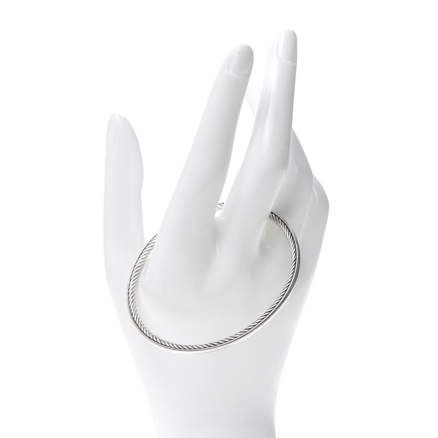 Sterling Silver Classics Cable Bangle Bracelet